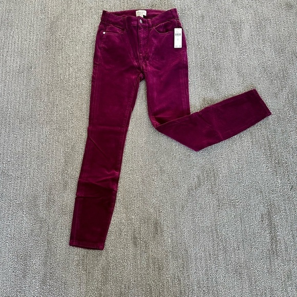 NWT Anthropologie Pilcro Skinny Corduroy High-Rise Jeans Size 25 - Picture 4 of 8